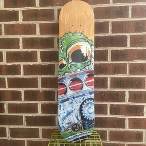 Vintage Kryptonics rat fink Skateboard Deck Rare 31x7 1/2 Signed New Motorhead